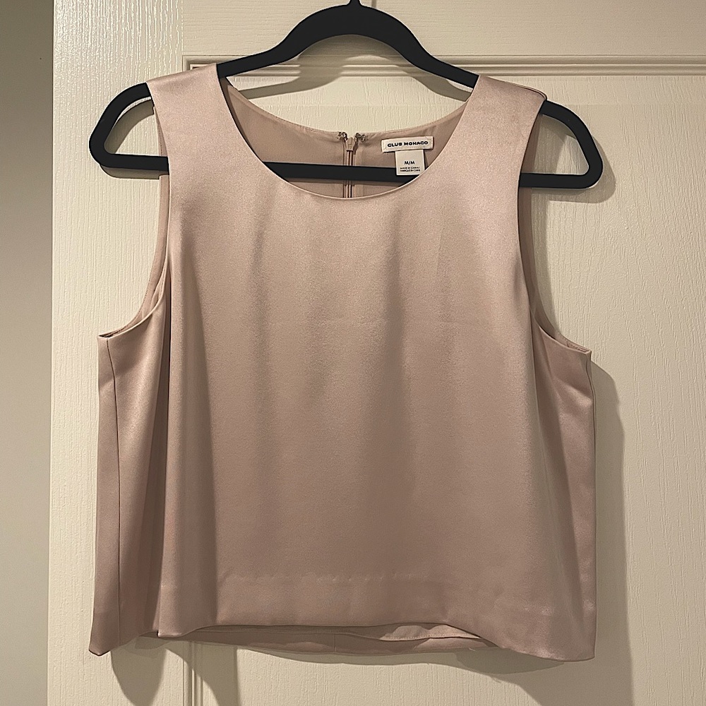 Club Monaco Blush Pink Sleeveless Blouse